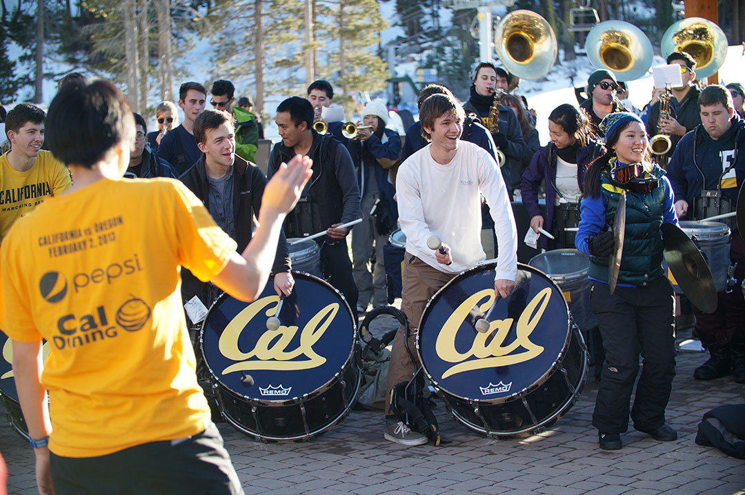 Cal Band Performs Live
