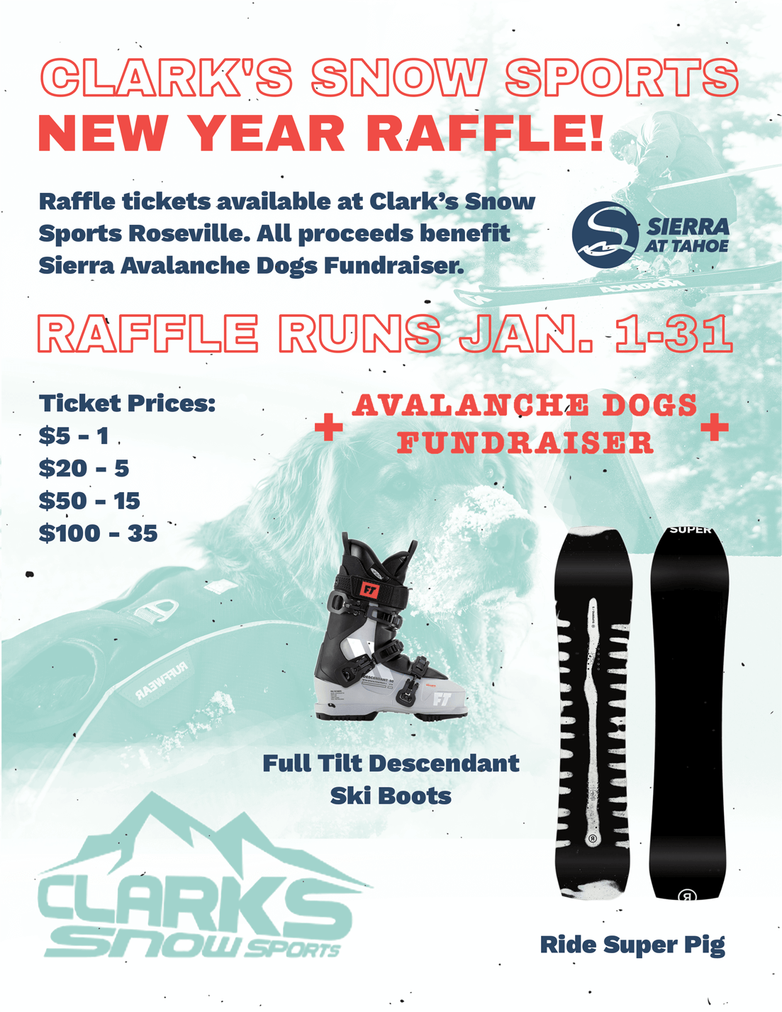 Sierra Avalanche Dogs Fundraiser