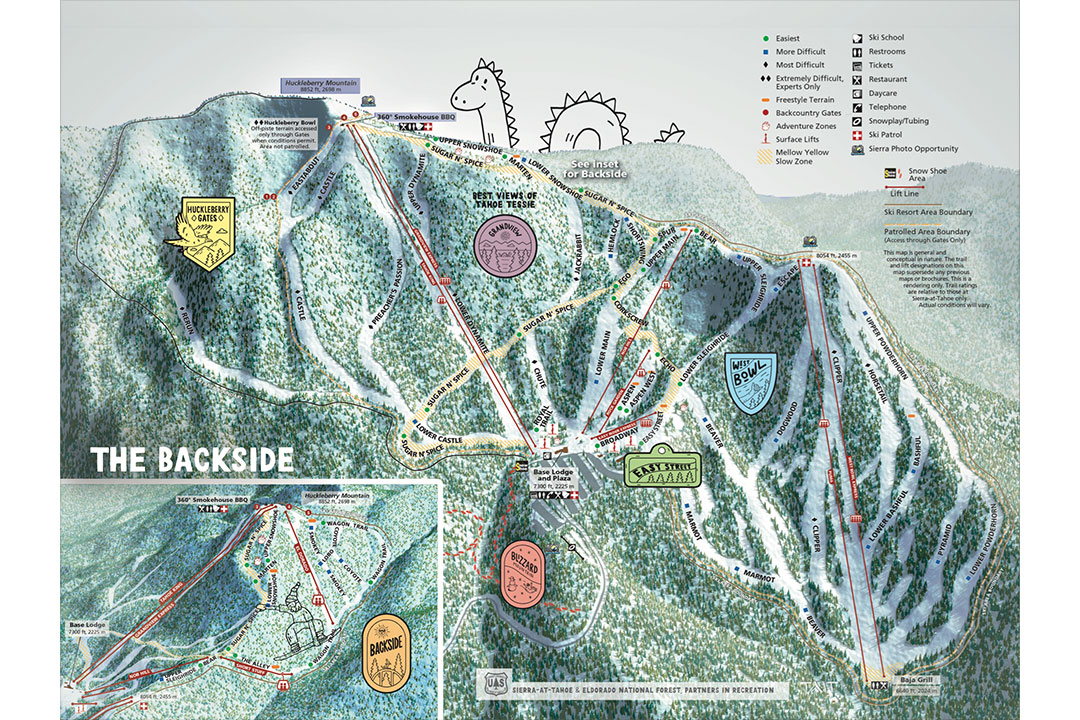 Sierra Trail Map